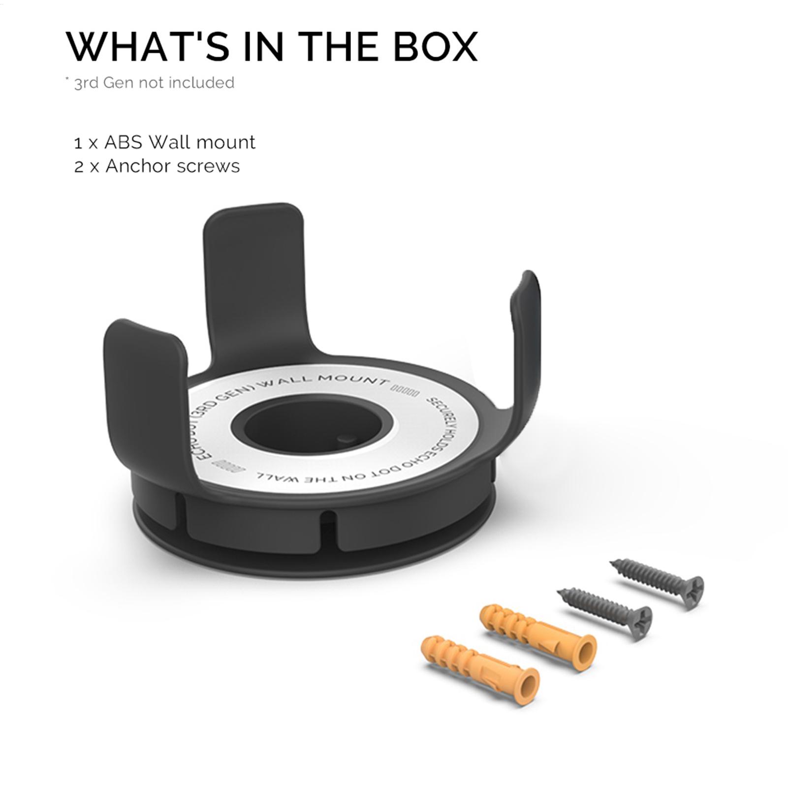 Amazon Speaker Echo Pop - Echo Dot wandhouder met slimme luidspreker,