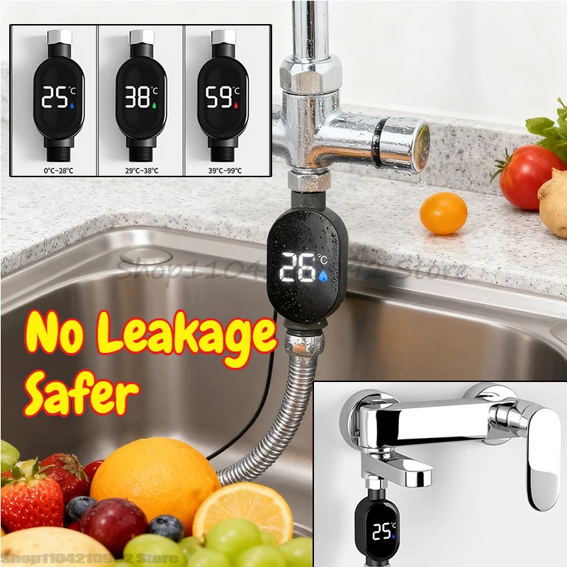 Home Automation Industry - Zwarte Badkamer Led Display Thuis Water