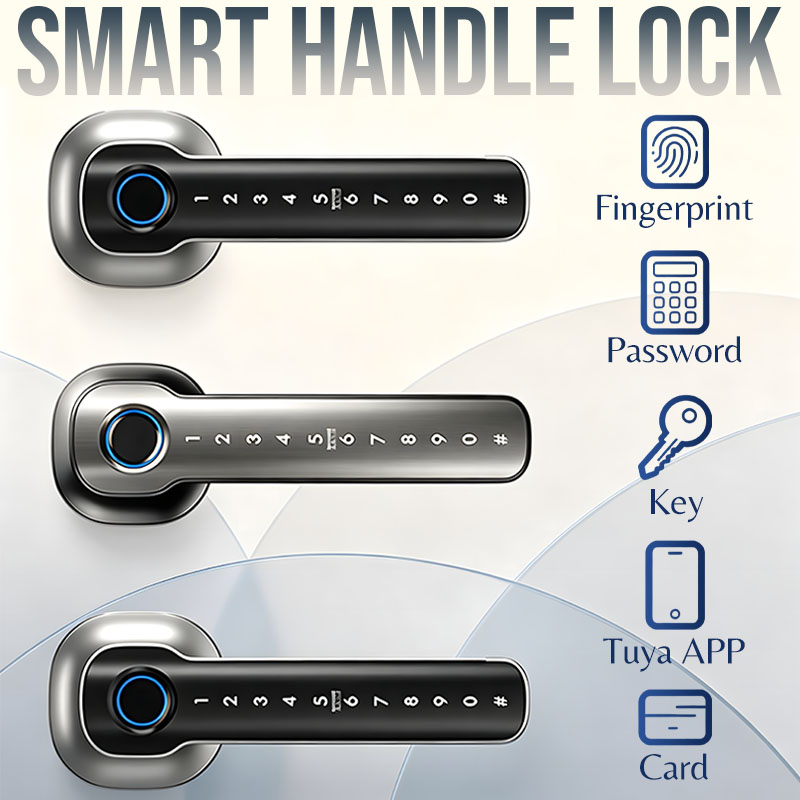 Home Automation Industry - Slimme vingerafdruk deurslot, digitale elektronische deurgreep