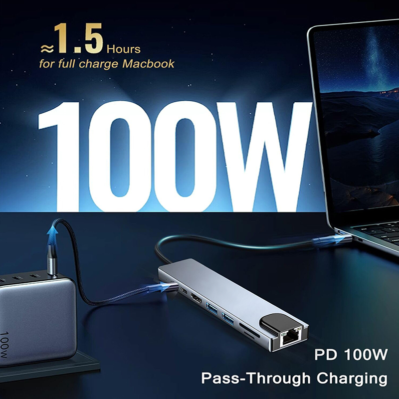 8-in-1 USB Type C-hub voor Mac - Home Assistant Sd recensie en prijs