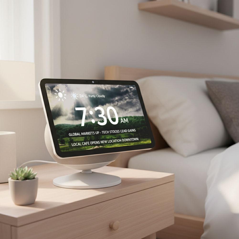 Draaibare magnetische standaar - Amazon Speaker Echo Show 8 recensie en prijs