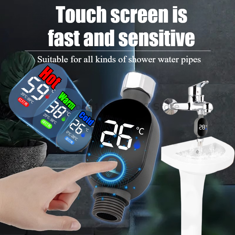 Zwarte Badkamer Led Display Th - Home Automation Industry recensie en prijs