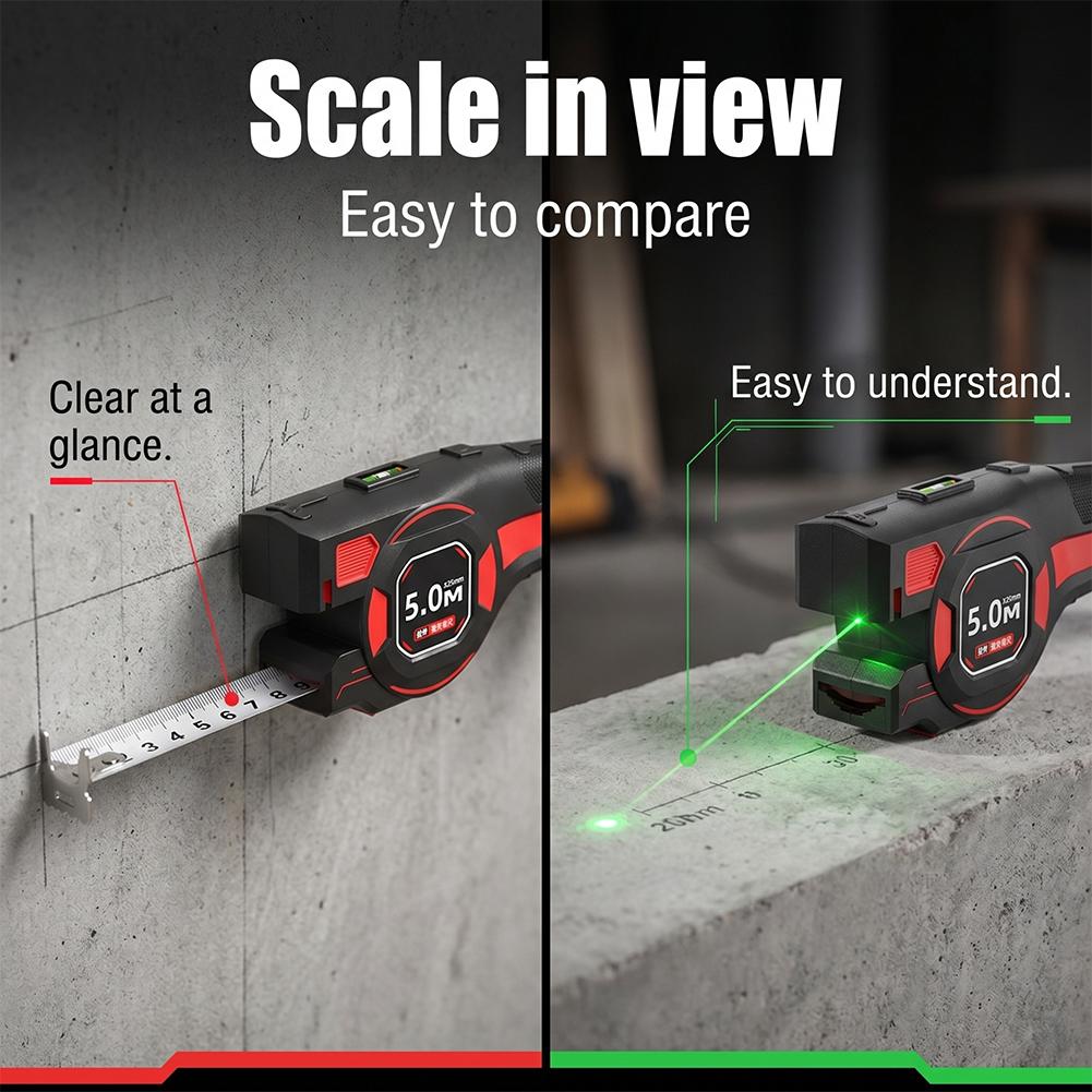 2-in-1 laser afstandmeter stal - Home Automation Industry recensie en prijs