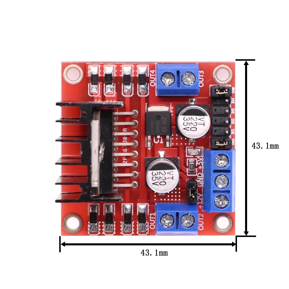 L298N Motor Driver Module Dubb - Diy Automation Projects recensie en prijs
