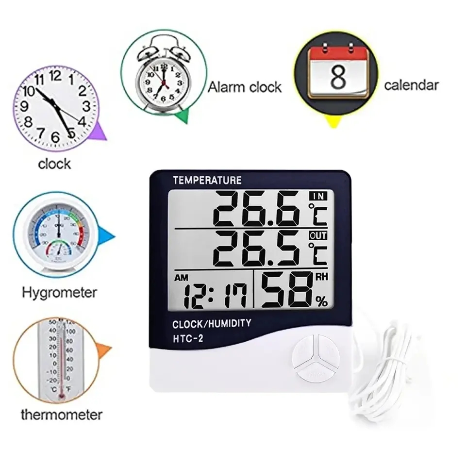 Indoor LCD digitale thermomete - Home Automation Industry recensie en prijs