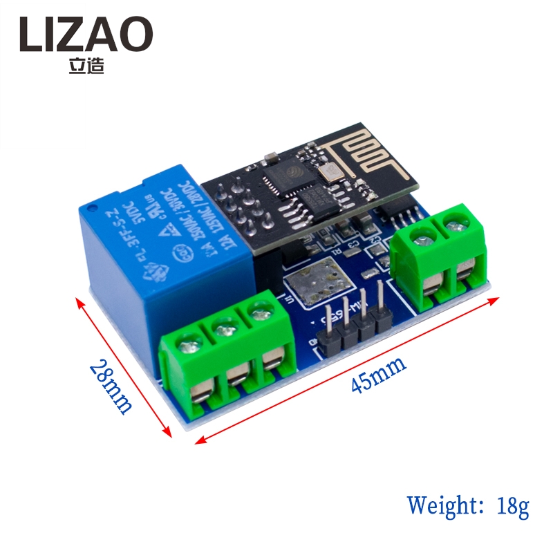 LIZAO ESP8266 5V WiFi IoT-rela - Home Automation With Arduino recensie en prijs