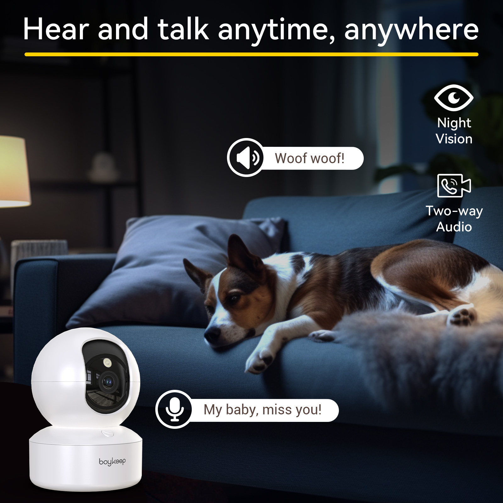 Boykeep 2K hondencamera met te - Eufy Camera E220 recensie en prijs