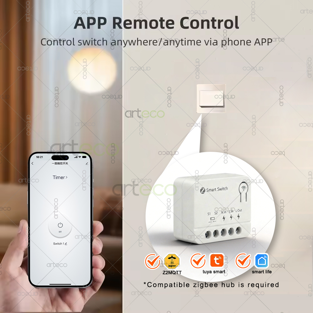 10A Zigbee Mini Smart Switch M - Diy Home Automation Controller recensie en prijs